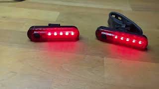 KIT R1 LED Bike Tail Light 2 Pack 18 Hour Max USB C Rechargeable Rear Cycling Safety Flashers Blin [upl. by Hepza]