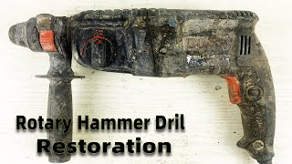 Rotary Hammer Drill Restoration  Bosch GBH 226E Restore [upl. by Zetneuq499]