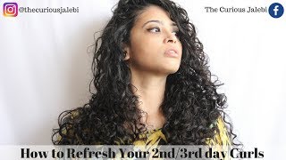 How to Refresh Your 2nd3rd Day Curls [upl. by Llereg]