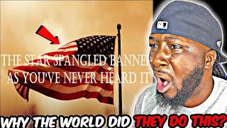 NO NO DID THIS REALLY HAPPEN The Star Spangled Banner As Youve Never Heard It  REACTION [upl. by Ibrab851]