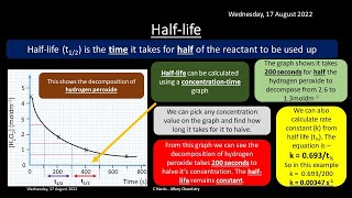 CIE Topic 26 Reaction Kinetics REVISION [upl. by Atterys]