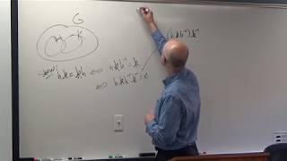 Abstract Alg Lec 21A Internal Direct Products Homomorphisms Kernels First Isomorphism Theorem [upl. by Sukramaj]