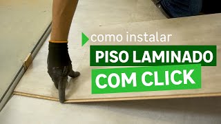 Como instalar piso laminado click [upl. by Nola]