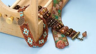 Artbeads Tutorial  The Ricks Beading Loom Basics with Cheri Carlson [upl. by Eiralih]