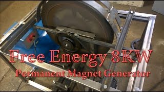 Generator PMG Perpetuum Mobile Free Energy 8KW Test1 [upl. by Halyhs772]