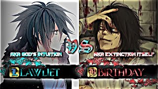 L Lawliet vs Beyond Birthday Rescale [upl. by Adnilav]