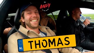 Thomas van der Vlugt StukTV  Bij Andy in de auto En Subtitles [upl. by Zwiebel]