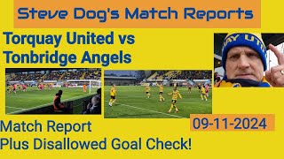 Torquay United vs Tonbridge Angels [upl. by Yanel]