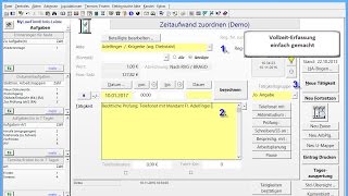 Anwaltssoftware LawFirm® 512  OnlineVoll Zeiterfassung in 35 MinTag in der Kanzleisoftware [upl. by Irodim]