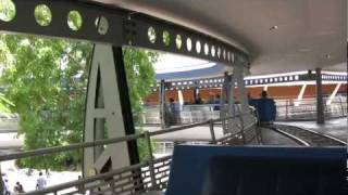 Tomorrowland Transit Authority PeopleMover Daytime  Magic Kingdom  Walt Disney World [upl. by Ahsina193]