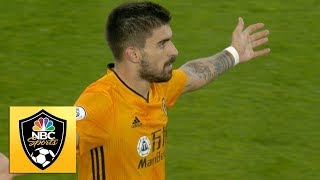 Ruben Neves equalizes with goal of the season contender v Man Utd  Premier League  NBC Sports [upl. by Ailama829]