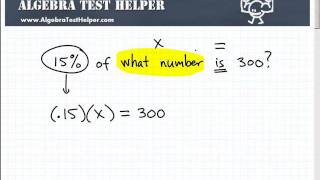 Learn How To Solve Percent Problems [upl. by Sheelagh]