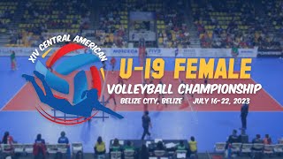 U19 Female Central American Volleyball Championship Day 6 [upl. by Nowaj]