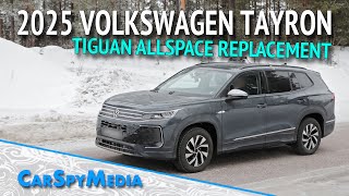 2025 Volkswagen Tayron 7Seater SUV Prototype Spied Winter Testing As A Tiguan Allspace Replacement [upl. by Norby]