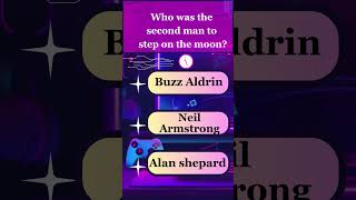 second man to step on the moon  Alan Shephard  Buzz Aldrin  Neil Armstrong  Quiz Shorts  MCQ [upl. by Diva]