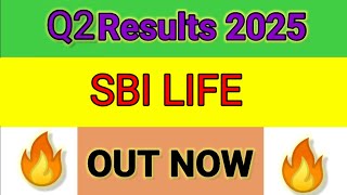 SBI LIFE Q2 results 2025  SBI LIFE results today  SBI LIFE Share News  SBI LIFE Share latest news [upl. by Hsirehc]