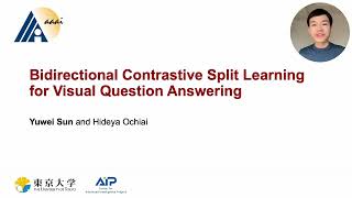 AAAI 24 Bidirectional Contrastive Split Learning for Visual Question Answering [upl. by Adaven]