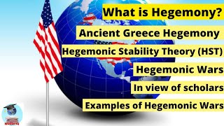 Hegemony Hegemonic Stability Theory Hegemonic Wars Ancient Greece Hegemony lR theoryUrdu Hindi [upl. by Auof68]