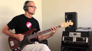 L374 Rock bass with MXR Bass Overdrive how to play bass [upl. by Kolb]