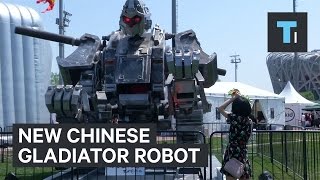 New Chinese Gladiator Robot To Challenge The US Megabot [upl. by Strohl]