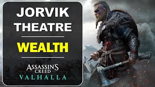 Jorvik Theatre GearArmor Wealth Chest location  Assassins Creed valhalla Collectibles [upl. by Yart]