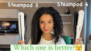 L’Oréal Steampod 4 vs Steampod 3  Shocking Battle between 2 gigants Tested on thick curly hair [upl. by Kristof]