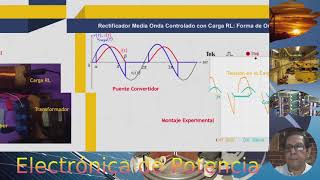 Rectificador de Media onda Controlado [upl. by Htirehc80]