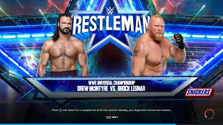 Brock lesnar vs drew mcintyre full match in wwe history wwe wrestling wwewrestler wwesuperstar [upl. by Assenev695]