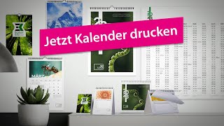 Kalender drucken lassen – günstig und in TopQualität bei WIRmachenDRUCK [upl. by Elinore]