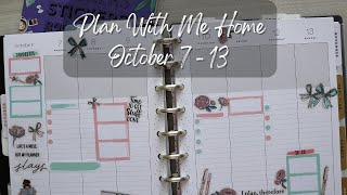 Plan With Me Home October 7  13 [upl. by Mccarthy]