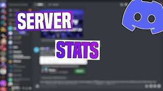 Discord SERVER STATS erstellen amp MITGLIEDERANZAHL sehen  Discord Server Stats Bot [upl. by Rosalinda]