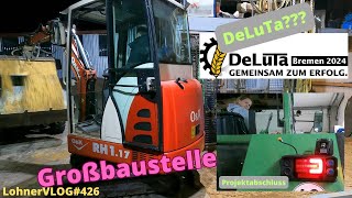 LohnerVLOG426 Deluta I OampK und Kramer Allrad 5035 beim Werkstattbau I Fendt 614 LSA LEDRücklichter [upl. by Kauslick]