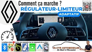 RENAULT Austral le limiteur et le régulateur de vitesse adaptatif comment ça marche [upl. by Ymme575]