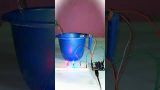 Testing Water level Indicator Project using Arduino arduinoproject arduino electronicproject [upl. by Aneehsar]