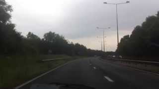 Manchester amp North England Motorway Lighting including SOX 2728th June 2014  M6 M60 A666 A500 [upl. by Lekram]