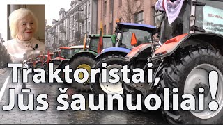 Vanda Darjina 2024 01 24 Traktoristai Jūs šaunuoliai [upl. by Orvil]