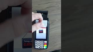 How to insert paper to Ingenico Move 5000 [upl. by Hera584]