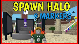 How to get SPAWN HALO in FIND THE MARKERS  9 MARKERS  Roblox  UPDATED 2024 [upl. by Caroline97]