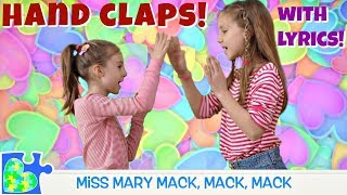 RHYMES AND HAND CLAPS Miss Mary Mack  Lemonade  Double Double This This HD with LYRICS [upl. by Woodring]