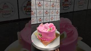 Pink with shortvideo cake cakedecorating cakedecoratingtutorials cakedesign trendingshorts c [upl. by Kurys414]