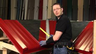 How to Install Valley Panel ABC SL16® Metal Roofing System [upl. by Lemart]