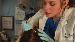 ASMR Dermatologist Detailed Skin amp Scalp Exam  Real Person amp Patient POV [upl. by Adelpho]