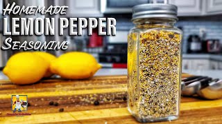 Homemade Lemon Pepper Seasoning Recipe [upl. by Notnats138]