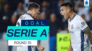 GOAL SERIE A  Lautaro back on the scoresheet  Goal Collection  Round 10  Serie A 202425 [upl. by Broddy]