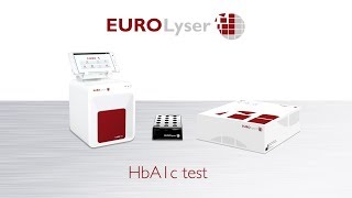 Performing an HbA1c test on the Eurolyser CUBES [upl. by Pravit]