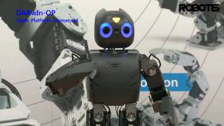 ROBOTIS Humanoid robot DARwInOP Interactive Motion Mode [upl. by Aliber]