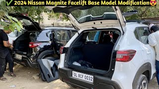 ✅2024 Nissan Magnite Facelift EZshift base Modification✅ Magnite Facelift automatic✅ Magnite visia [upl. by Hereld622]