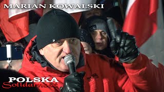 Marian Kowalski 🇵🇱  Protest w Lublinie 25012024 [upl. by Noirod]