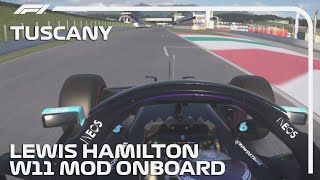 New Mercedes W11 Mod Assetto Corsa  Lewis Hamiltons Onboard Lap Mugello [upl. by Yelruc]