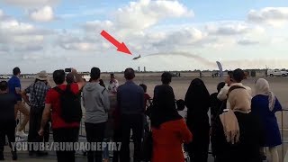 Iran Airshow 2018 Insane Low Flying Jet  Iran International Airshow 2018 [upl. by Nyrb473]